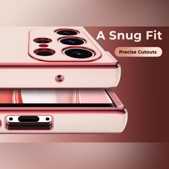 NWT 2 Samsung Galaxy S23 Ultra 5G Cases, Ring Holder Rose Gold Cases (Lot of 2) - Picture 10 of 12